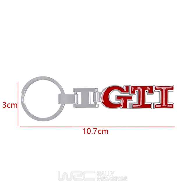 PORTE CLES GTI POUR VOLKSWAGEN ROUGE
